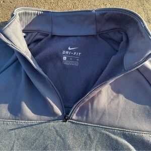 Boys Gray Nike Dri-FIT Long Sleeve Pullover